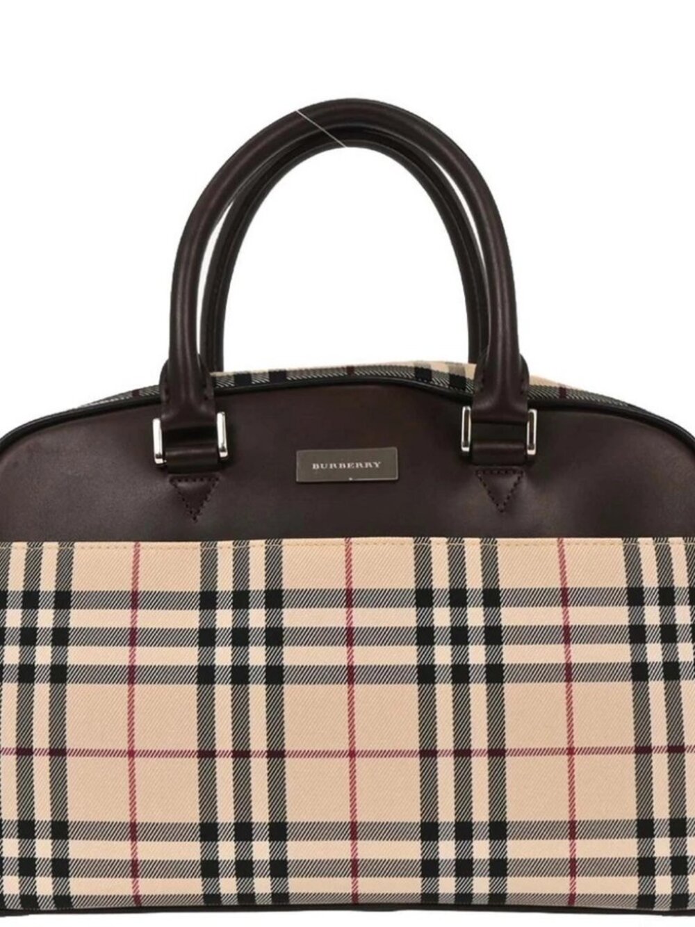 Burberry Beige Burberry Check Handbag